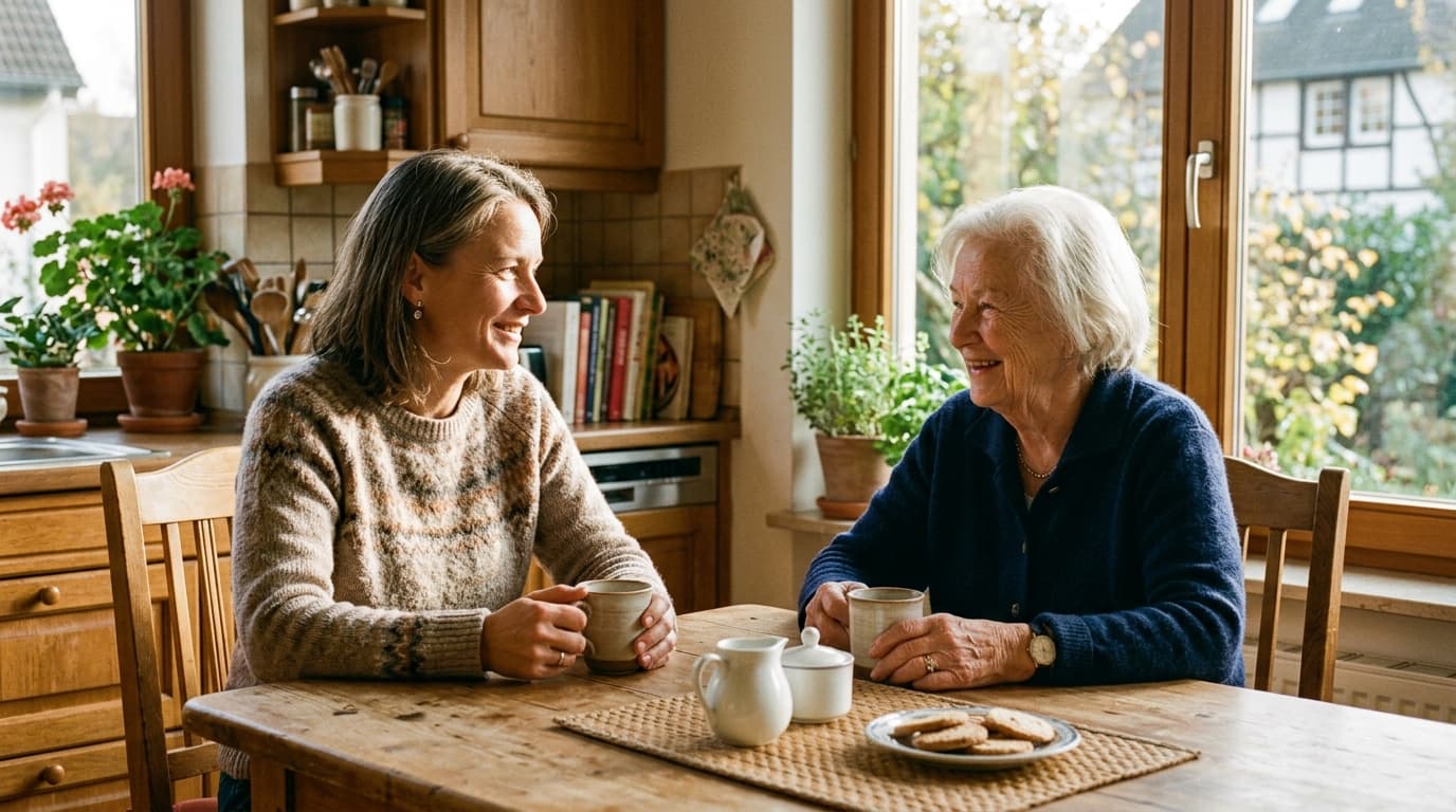 AOK Pflegegeld Auszahlungstermine 2026 — Kalender und Kontoauszug auf dem Schreibtisch