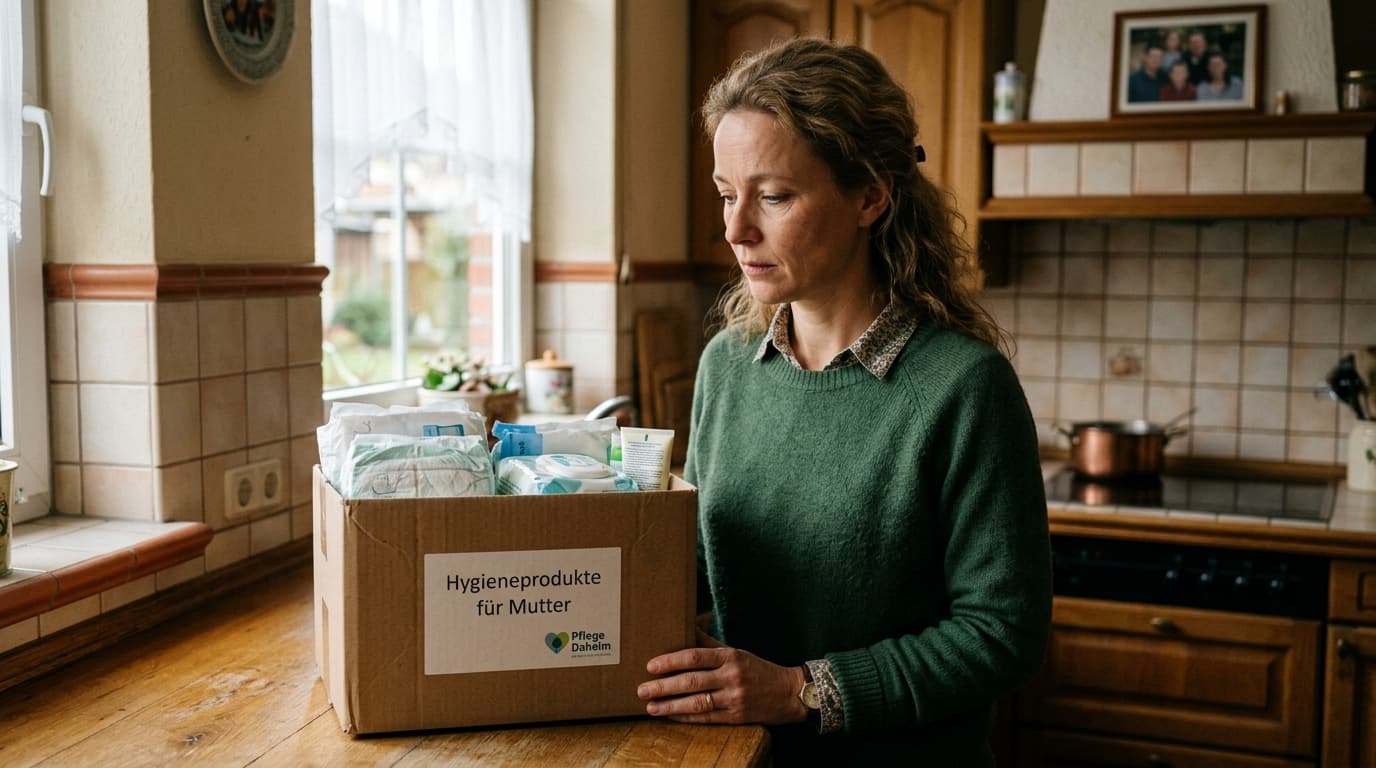 Sanubi Pflegebox kündigen — Kündigungsschreiben und Pflegekassen-Unterlagen auf dem Schreibtisch