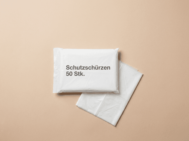 Schürze einmal