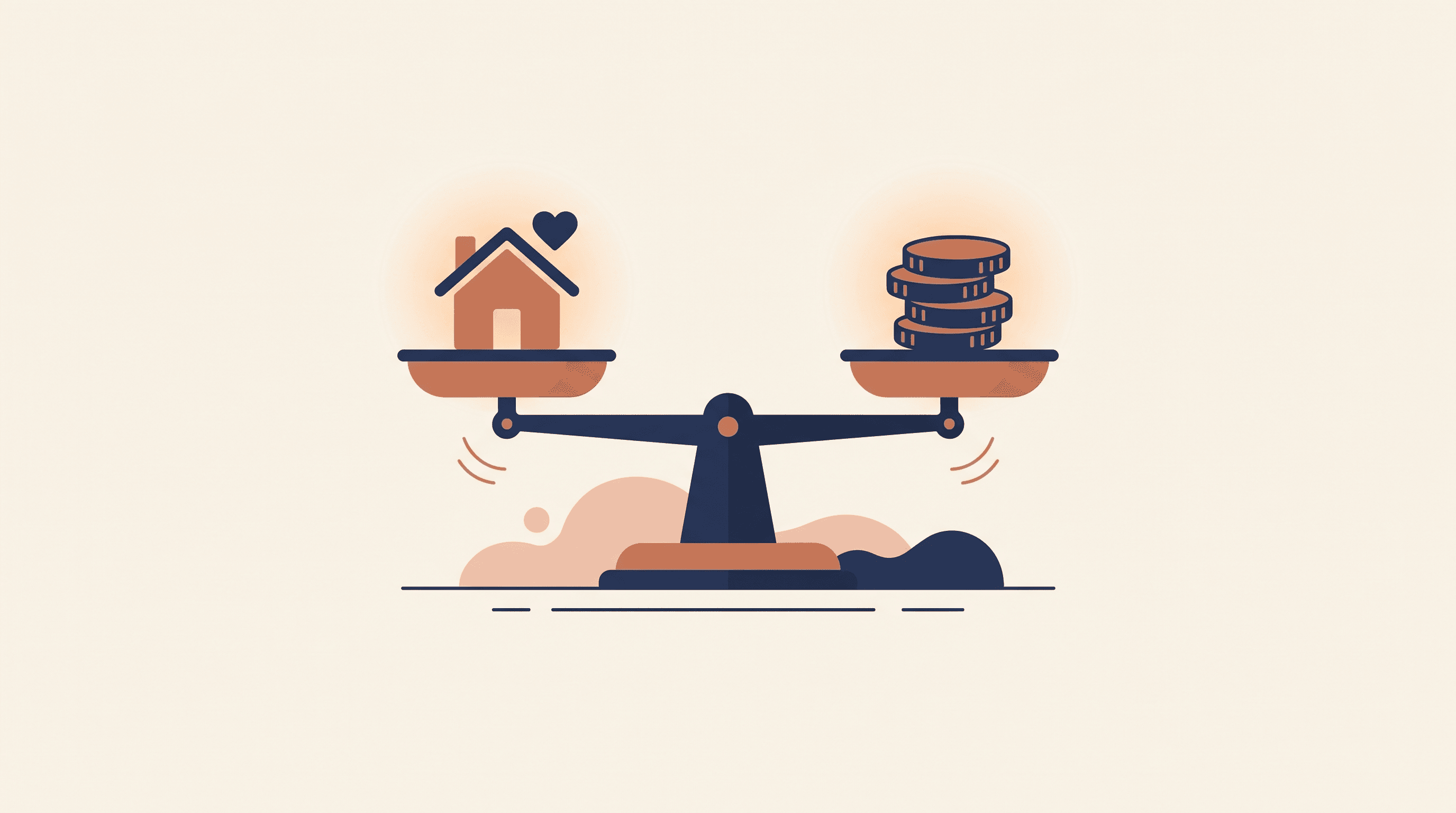 Illustration der vier Wege der Pflegefinanzierung — Einkommen, Vermögen, Angehörige, Sozialhilfe und private Vorsorge